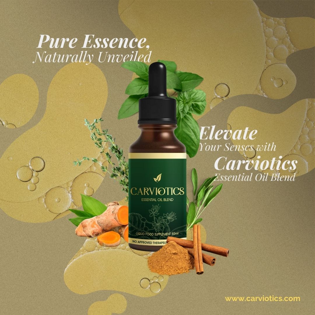 Carviotics Essential Oil (50ml) | Fusion of 10 Therapeutic Essential Oils