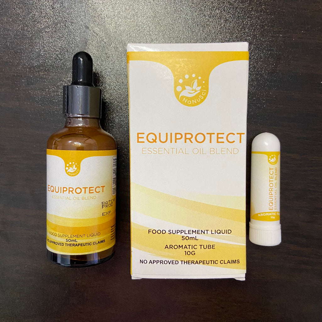 EQUIPROTECT Essential Oil Blend 50ml | FREE Aromatic Tube (inhaler) 10g by Equicell