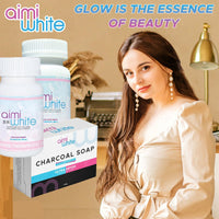 Thumbnail for [2+1 Promo] 2x Aimi White Glutathione - 500mg 60 Capsules (+FREE Charcoal Soap)