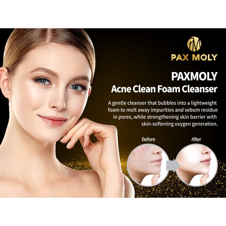 Pax Moly Acne Clean Foam Cleanser (120ml)