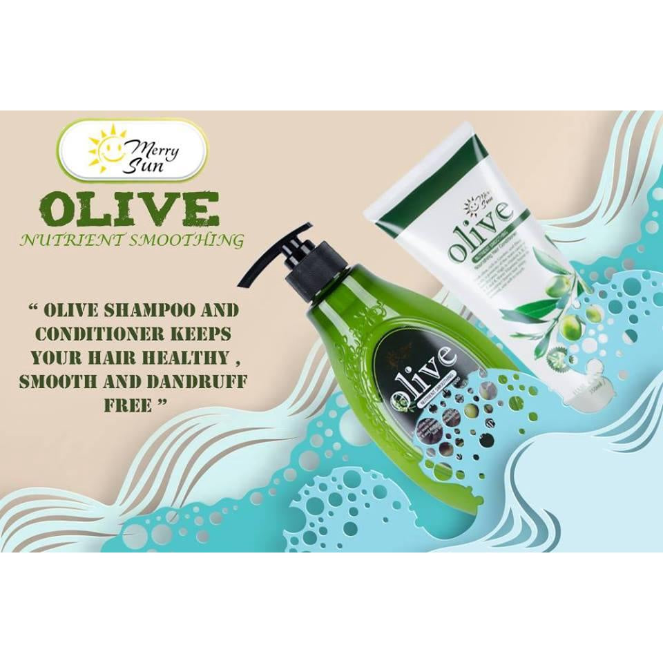Merry Sun Olive Nutrient Smoothing Anti-Dandruff Shampoo (400ml)
