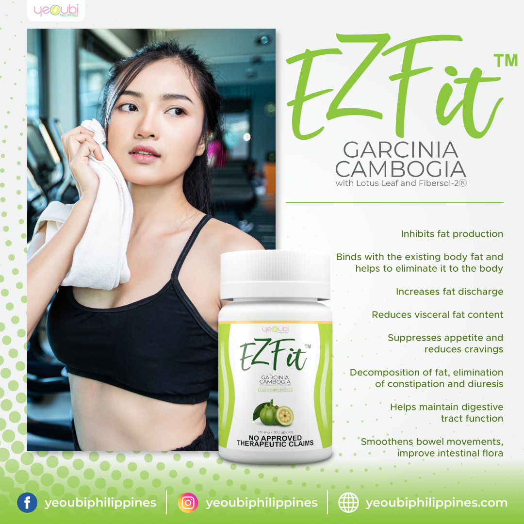 EZFit Slimming Capsule w/ Garcinia Cambogia (30 Capsules) +FREE Free Glowup Soap