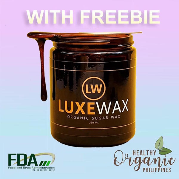 Luxewax Organic Sugar Hair Removal Cream & Wax | Underarm, Legs, Brow, Bikini, Brazillian Cold Hot