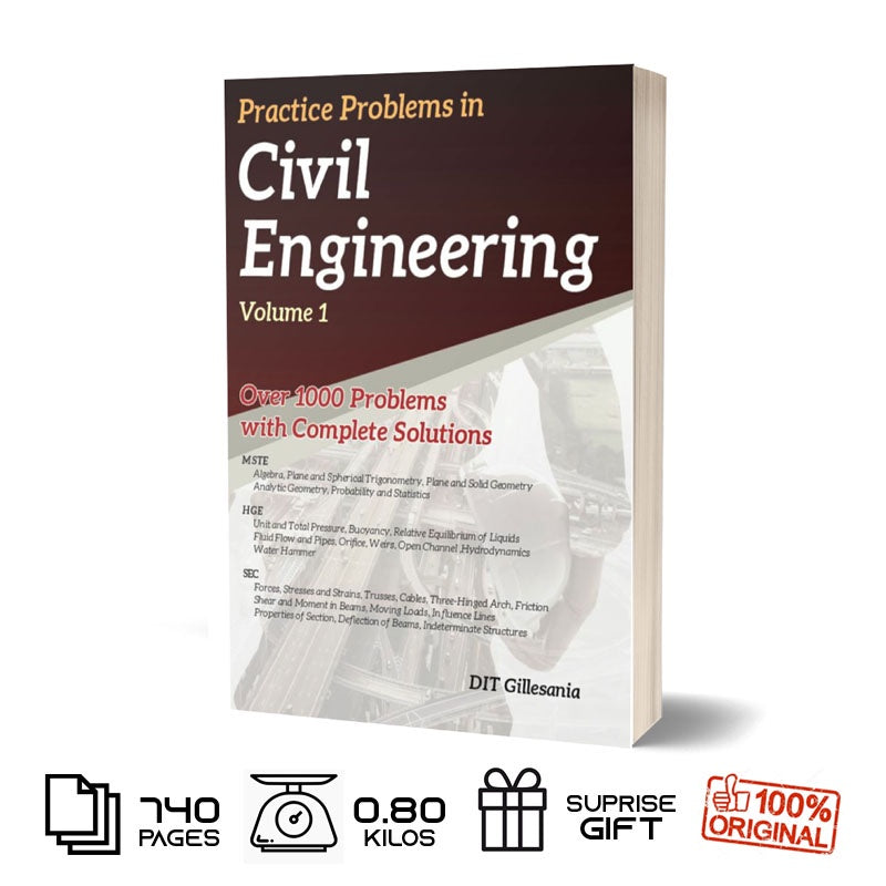 ORIGINAL Practice Problems in Civil Engineering (Volume 1) © 2021 by DIT Gillesania MSTE HGE SEC