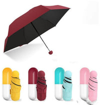 Thumbnail for Capsule Umbrella with UV Protection, Windproof Sunscreen, Ultraviolet-proof Folding Umbrella