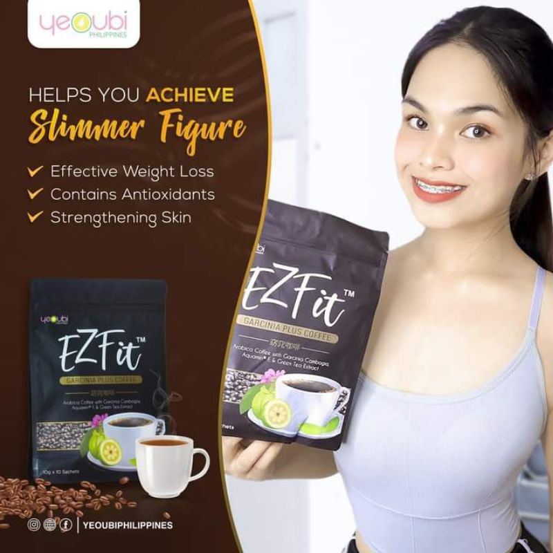 EZFit Capsule with Garcinia Cambogia & Lotus Leaf + FREE EZFit Coffee (Slimming & Whitening)