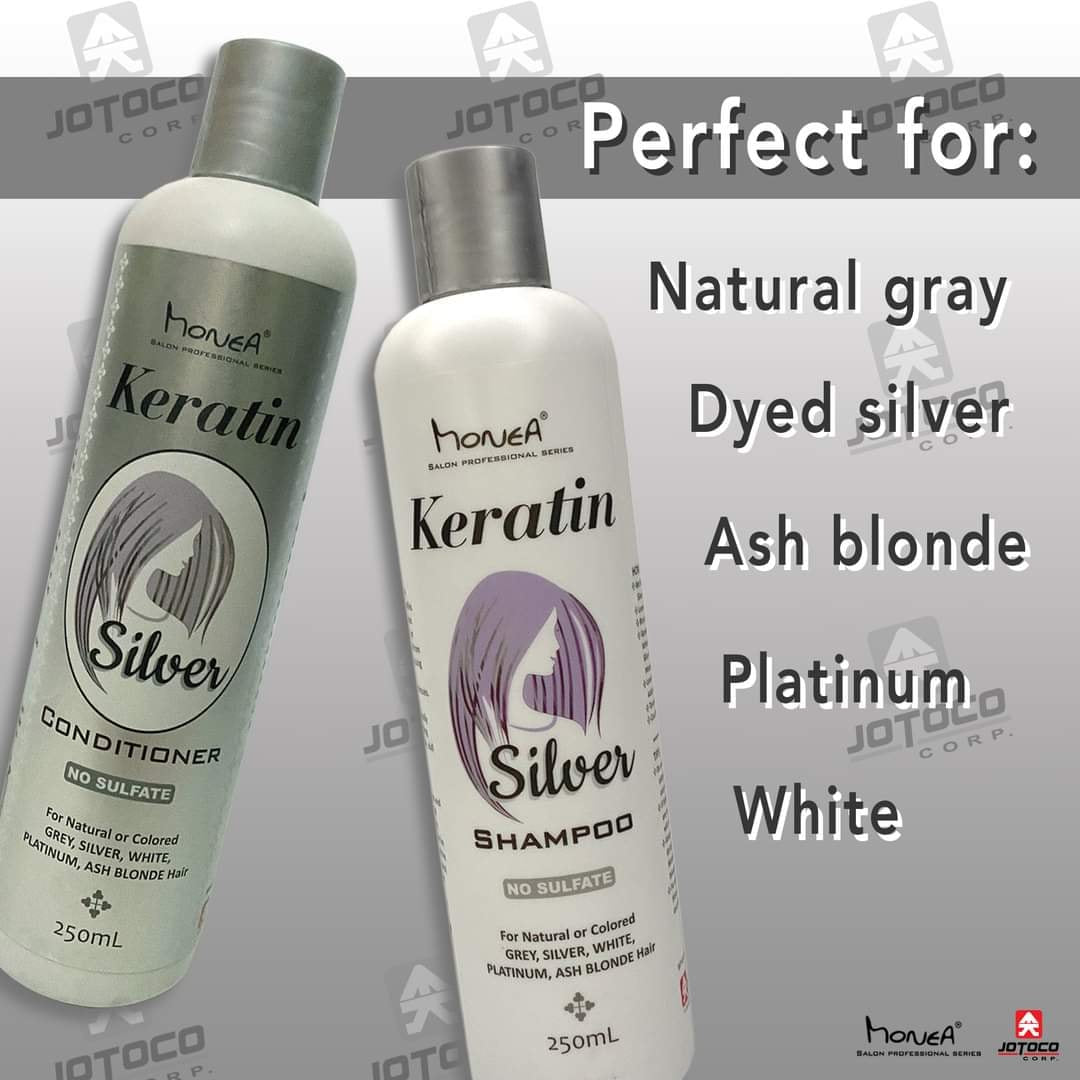 Monea Keratin Silver Shampoo or Conditioner (250ml)
