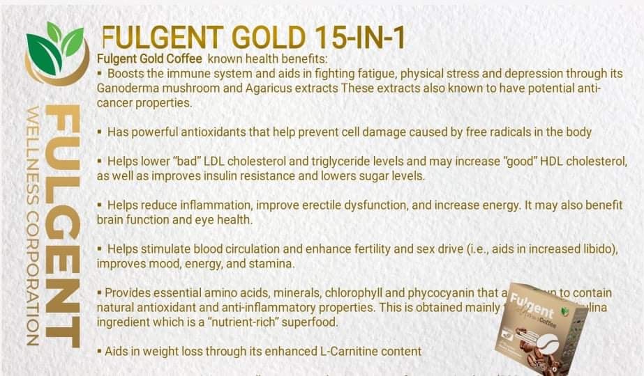 Fulgent Gold 15-in-1 Coffee