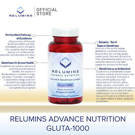 Relumins Advance Nutrition Gluta 1000 - Reduced L-Glutathione Complex