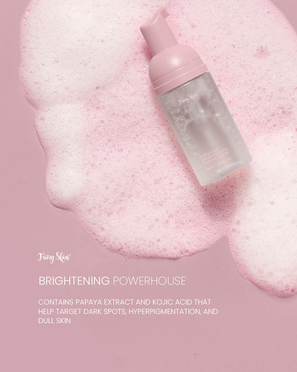 Fairy Skin Premium Brightening Facial Foam 100g