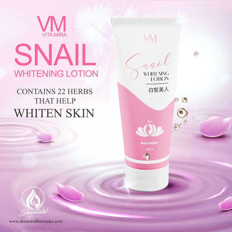 [Buy1Take1] Vita Mira Snail Whitening Lotion (200ml)