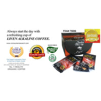 Thumbnail for Liven Coffee Original Healthy Alkaline Arabica Blend (20 Sachets per Box)