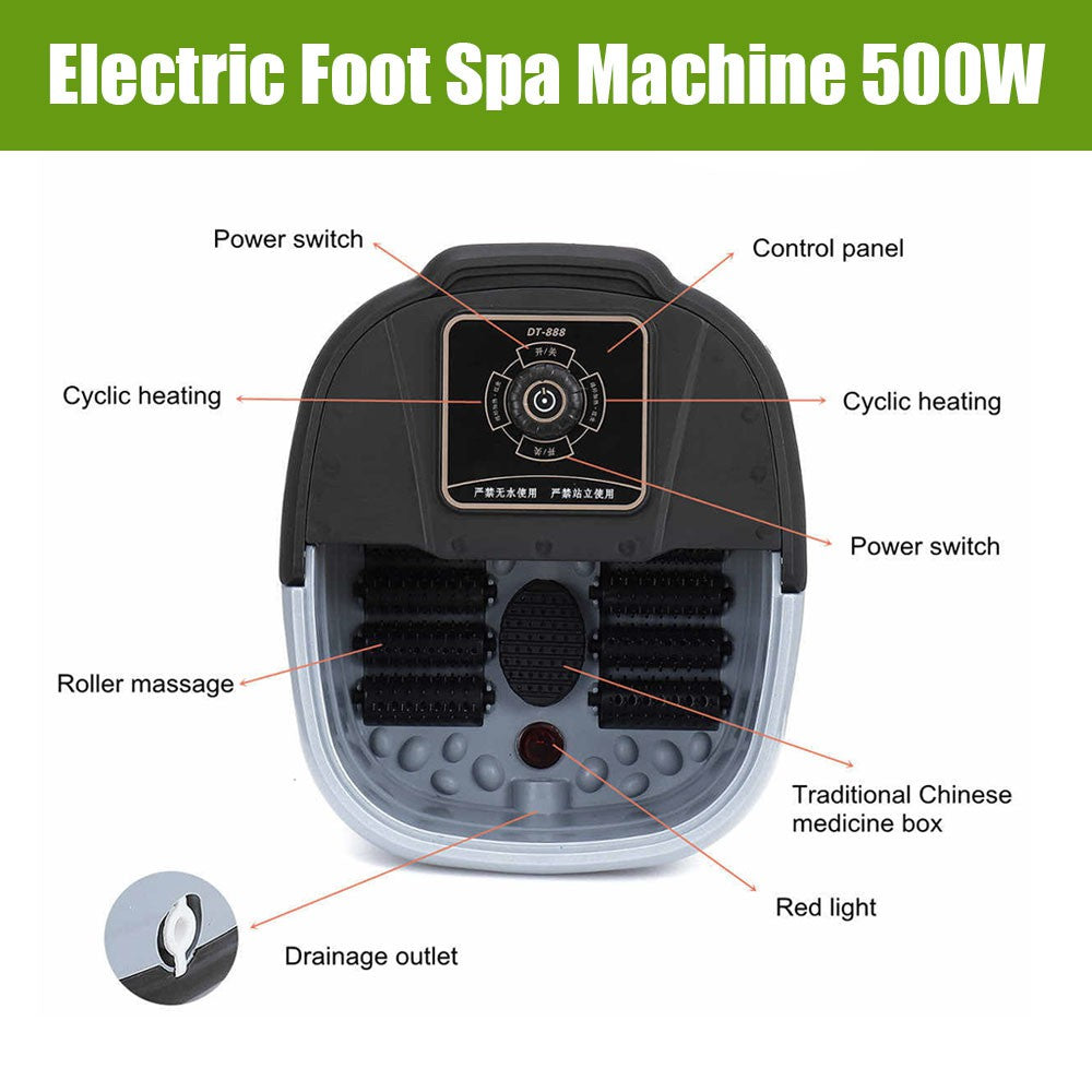 Electric Foot Spa Machine  Health Care Foot Bath Massage (500W)