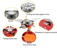 Thumbnail for Portable Collapsible Butane Gas Stove