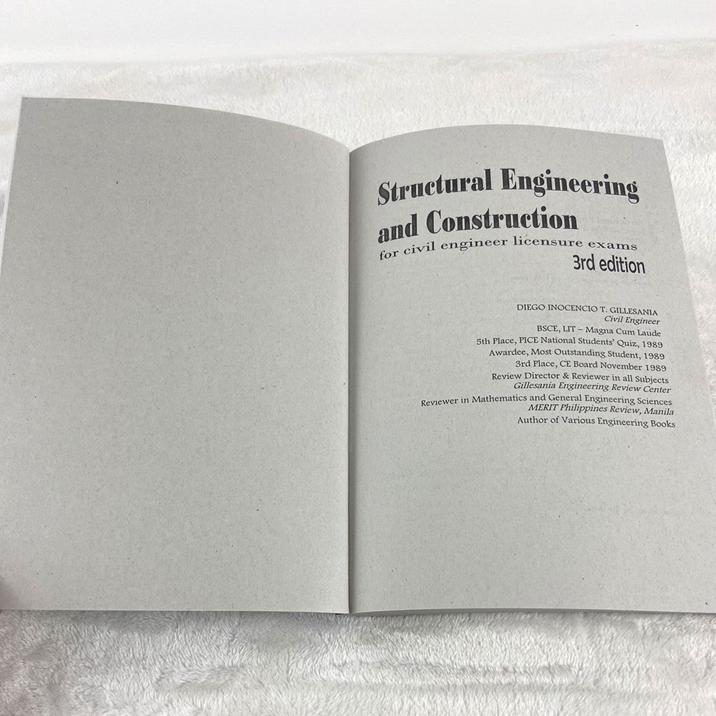 Structural Engineering and Construction (3rd edition) by DIT Gillesania