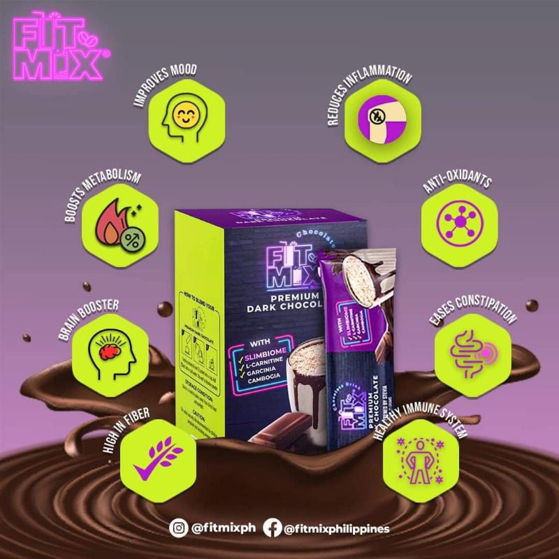 FIT MIX Premium Dark Chocolate 210g