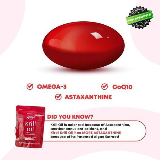 Kirei Krill Oil with Astaxanthine and CoQ10