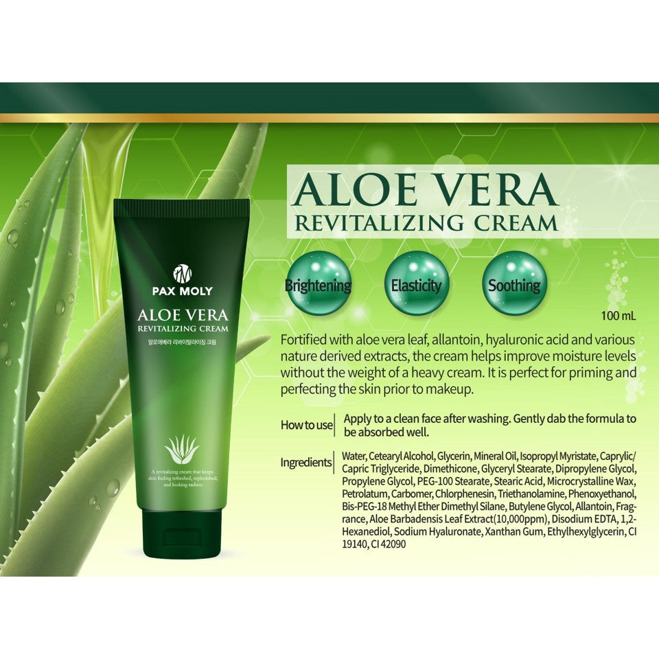 Pax Moly Aloe Vera Revitalizing Cream (100ml)