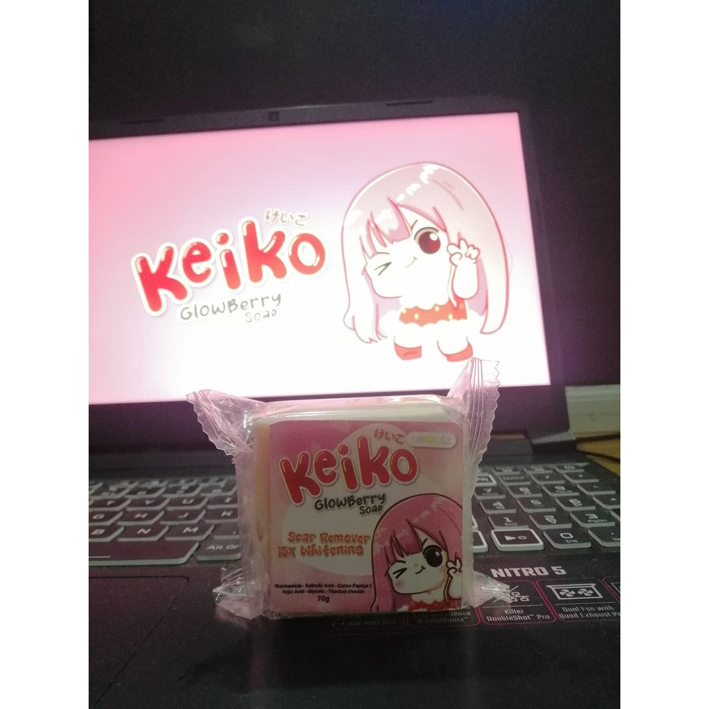 Keiko Glowberry Soap 70g Scar Remover 15x Whitening
