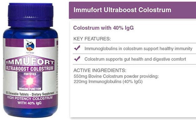 Immufort Ultraboost Colostrum (60 tablets)