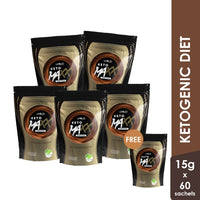 Thumbnail for Keto Maxx Coffee with MCT Oil, Maca Root Extract & Stevia Extract (15g x 60 sachets)