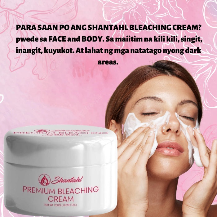 Shantahl Premium Bleaching Cream 250g | Removes whiteheads and Blackheads Anti-blemishes Anti-aging