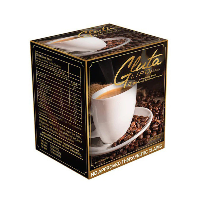 GlutaLipo Detox Slimming Whitening Anti-Aging Coffee/Milktea/Juice