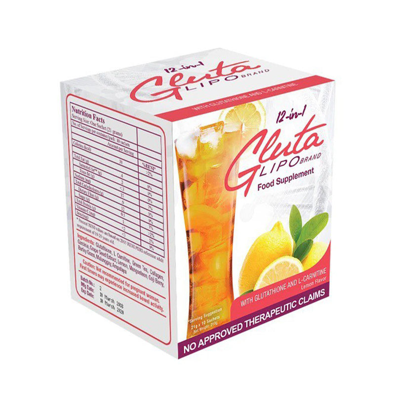 GlutaLipo Detox Slimming Whitening Anti-Aging Coffee/Milktea/Juice