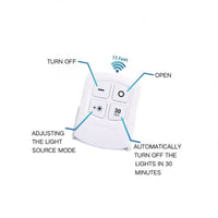 Thumbnail for Dimmable LED Under Cabinet Light with Remote Control Stick-On Touch Tap Lamp LED Light  4