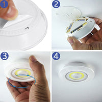 Thumbnail for Dimmable LED Under Cabinet Light with Remote Control Stick-On Touch Tap Lamp LED Light  6