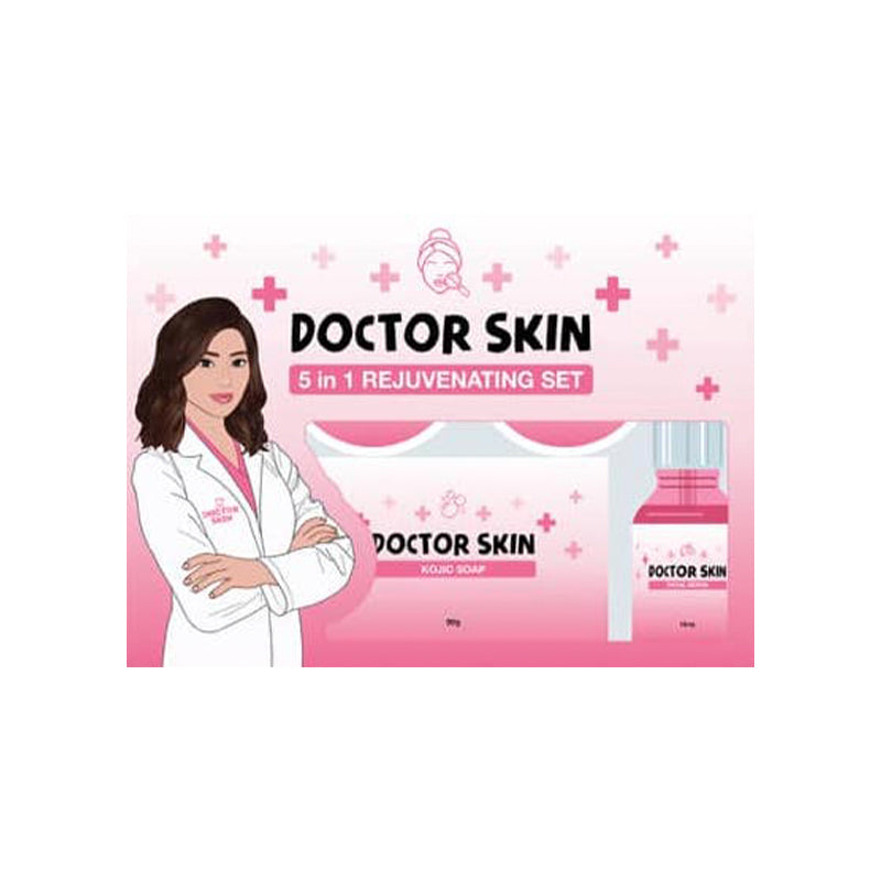 Dr. Skin 5 in 1 Rejuvenating Set By ARYANA with FREE Vitamin E Cream (20g)