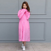 Thumbnail for Eva Fashionable Adult Raincoat pink