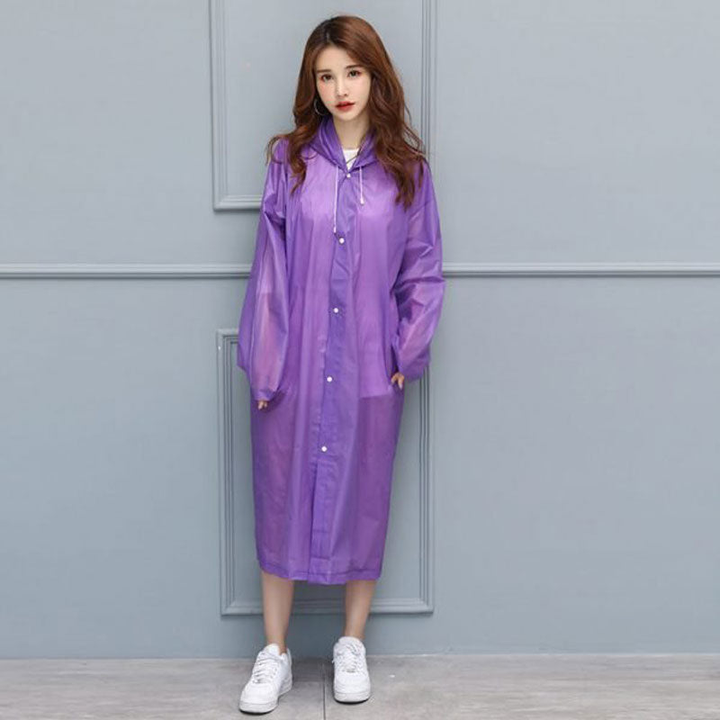 Eva Fashionable Adult Raincoat purple