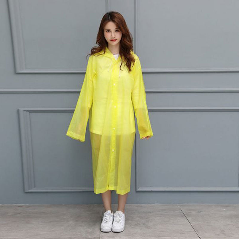 Eva Fashionable Adult Raincoat yellow