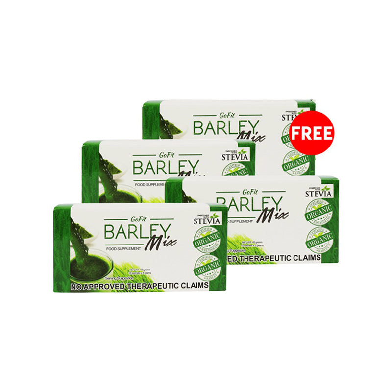 [3+1 Promo] Go Fit Barley Mix Juice 15 Sachet/Box (Guaranteed Original)