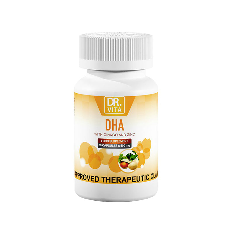 Dr. Vita DHA with Ginkgo and Zinc - Memory Enhancer (For Adult & Elderly)