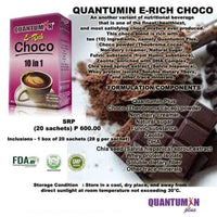 Thumbnail for Quantumin E-Rich 10in1 Choco (20 Sachets)