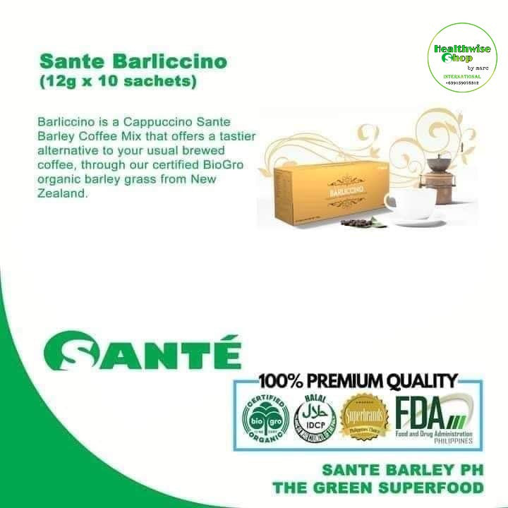 Sante Barliccino Coffee (12 gms x 10 sachets)