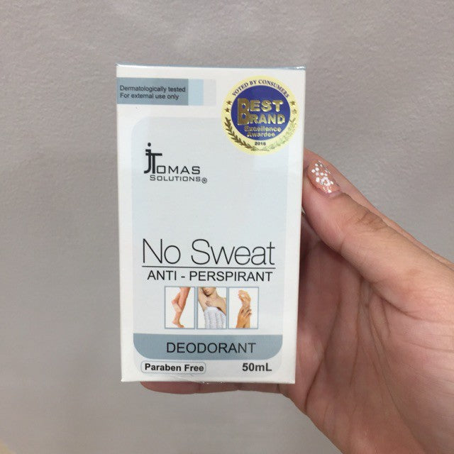 JTomas No Sweat Anti-perspirant Deodorant (50ml)
