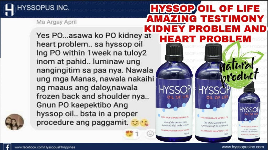 Hyssop Oil of Life Essential Oil (50ml/100ml)