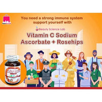 Thumbnail for iBeauty Science Lab Vitamin C Sodium Ascorbate + Rosehips (30 Capsules)