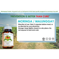 Thumbnail for Organic Malungay 500mg 90 Vegetarian Capsules | The Herbalist Of Asia
