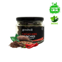 Thumbnail for Goodwill 100% Organic Cacao Nibs Munchies (Jar) Chocolate Goodwill Spicy 
