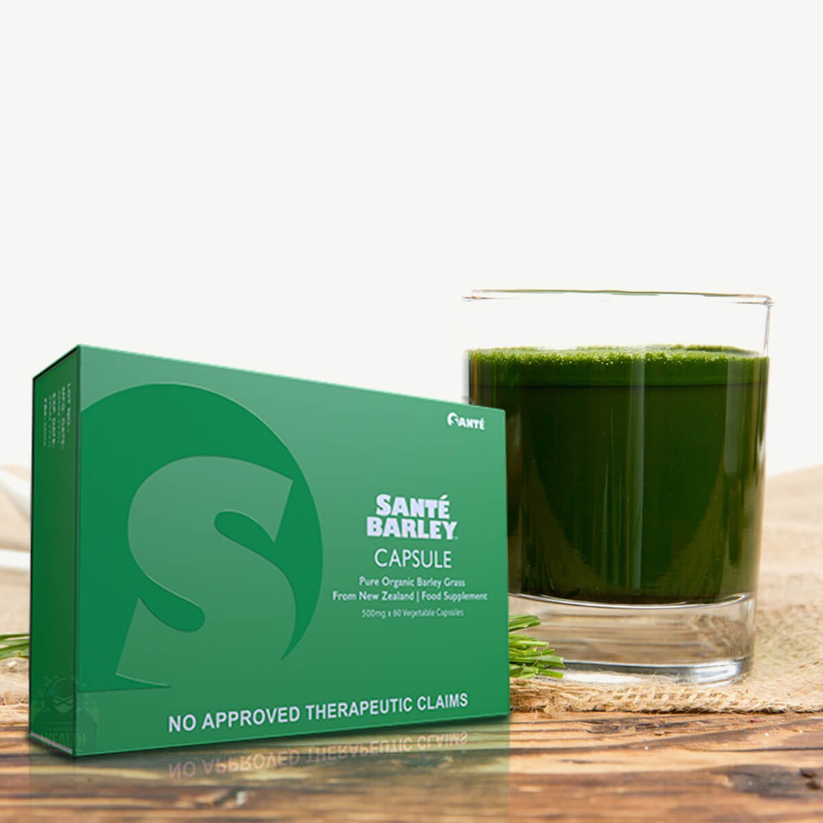 Sante Barley Pure Capsules from New Zealand (500mg x 60 capsules)