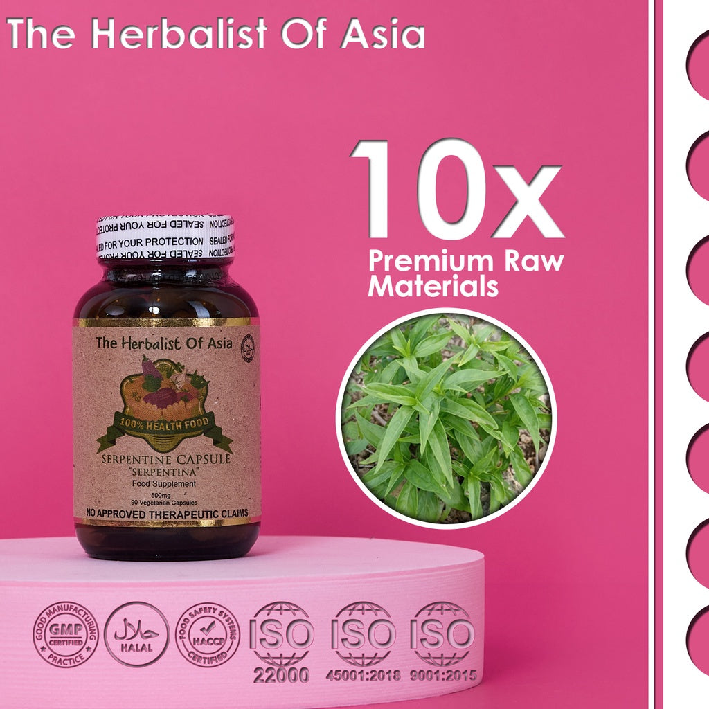 Herbal Supplement 500mg 90 Vegetarian | The Herbalist Of Asia