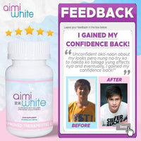 Thumbnail for [2+1 Promo] 2x Aimi White Glutathione - 500mg 60 Capsules (+FREE Charcoal Soap)