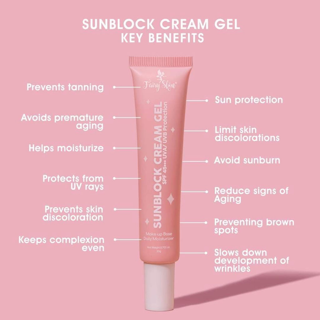 Fairy Skin BIG Mild Kit | Glow Booster Serum | Sunblock Cream Gel | Water Essence Toner