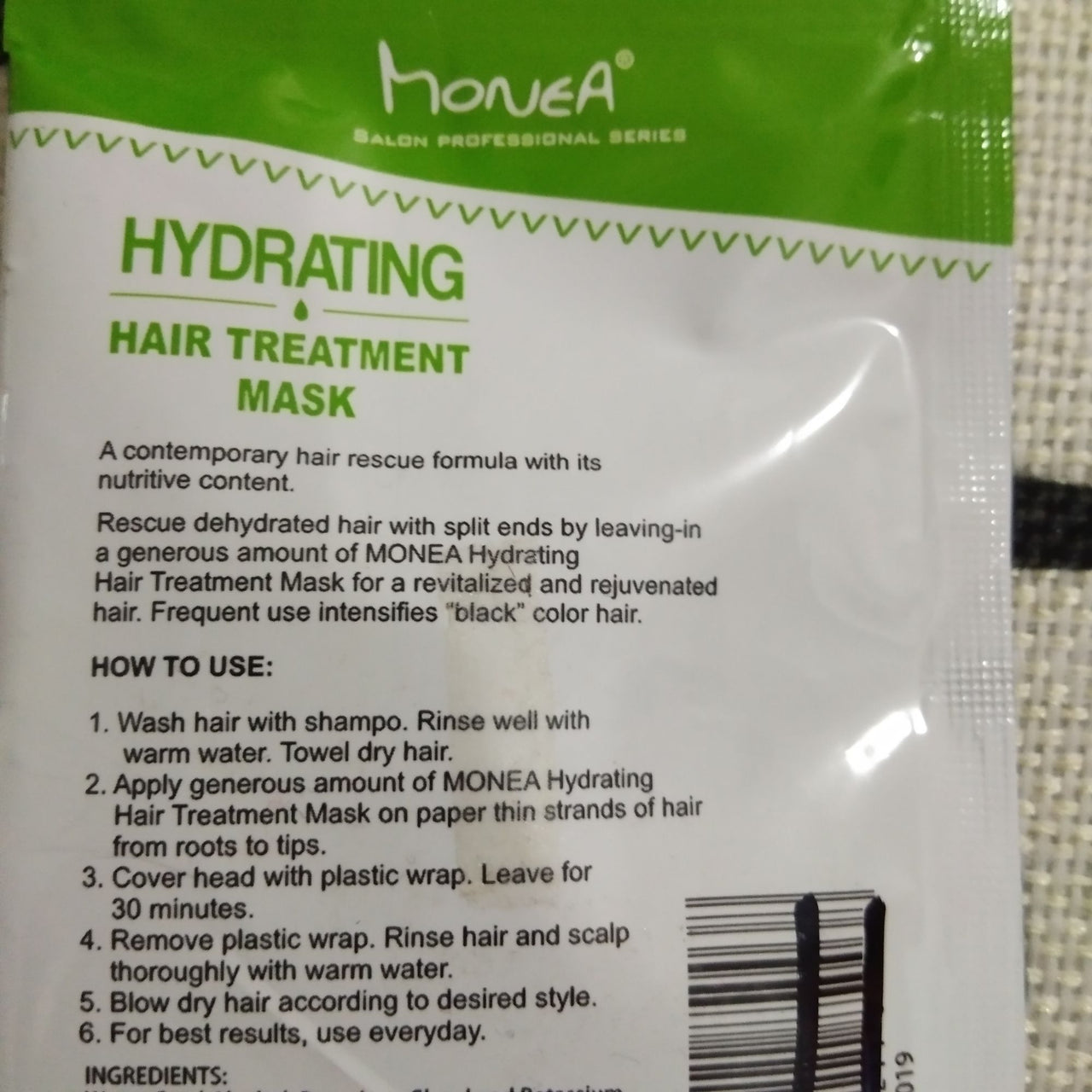 Monea Hydrating Hair Treatment Mask (20ml)