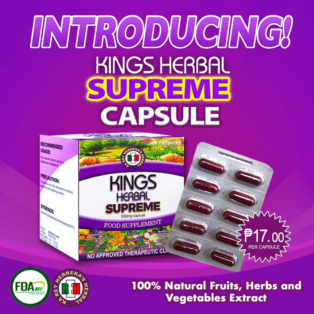 Kings Herbal Supreme Capsule | Ka Rey Herrera Herbal