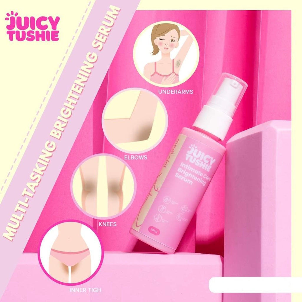Juicy Tushie Butt Mask Scrub 300ml | Intimate Care Brightening Serum 60ml
